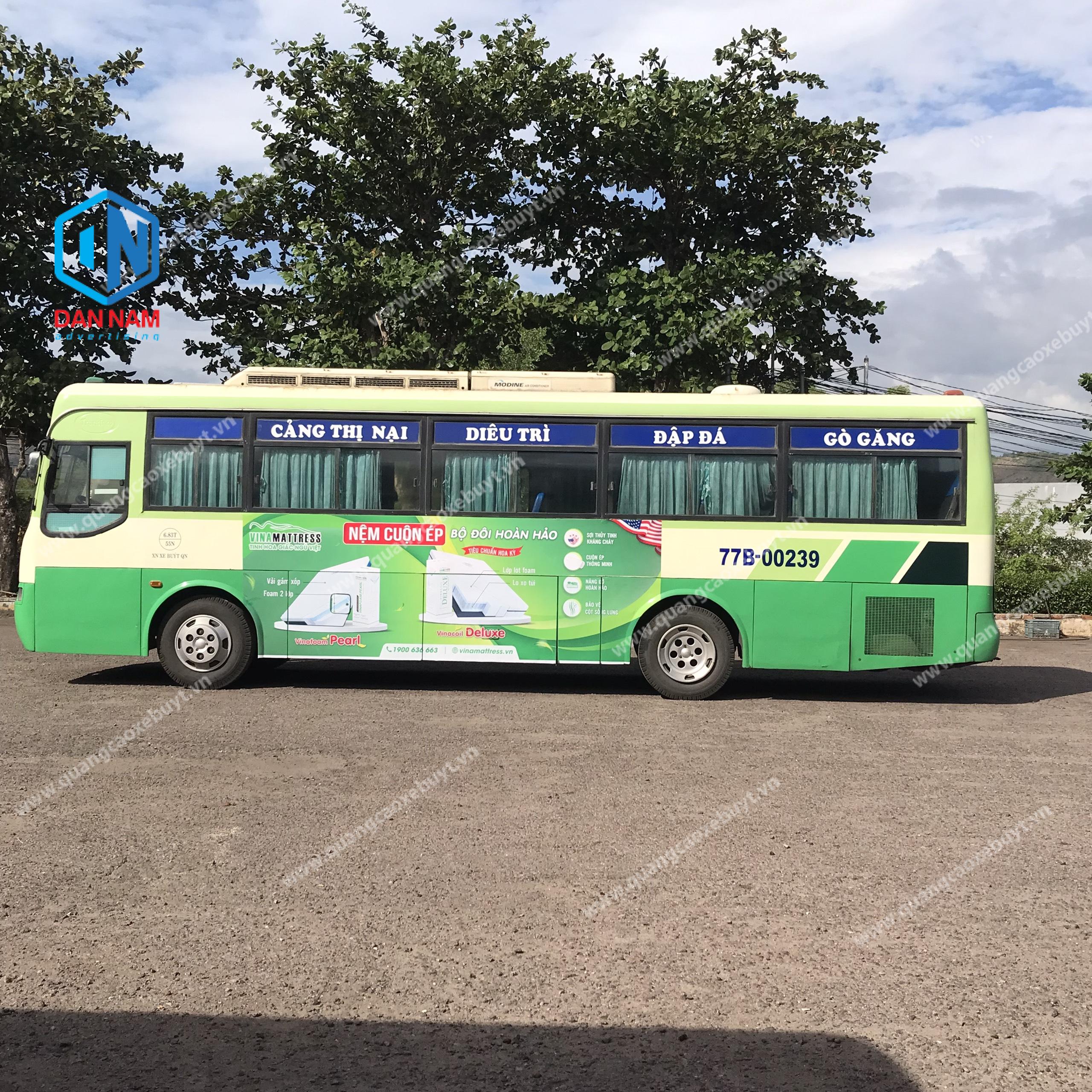 Quảng cáo xe bus Bình Định